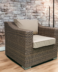 Glendon royal beige кресло плетеное