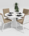 Фото-Садовая мебель "Voglie" model Round white beige