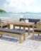 Фото-Booka dining set 3 Садовая мебель акация
