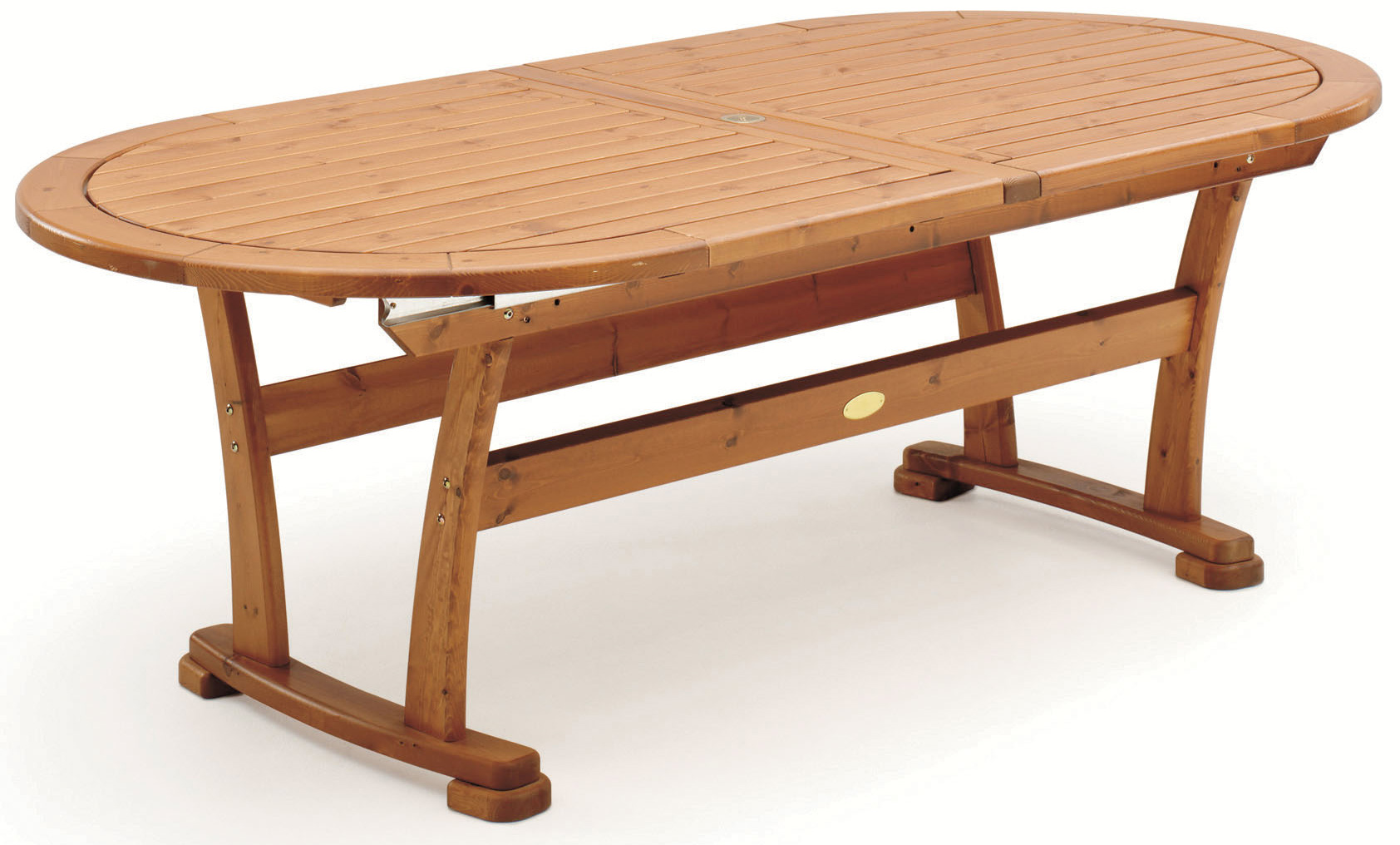 стол из дерева овальный раскладной
