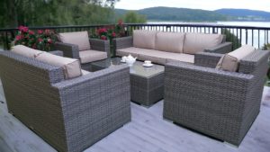 Allegro natur & beige set 1 комплект плетеной мебели