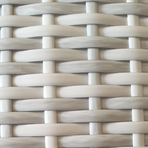 Фото-Искусственный ротанг Teak white фабрика плетеной мебели