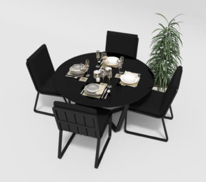Фото-Садовая мебель "Primavera" model 1 carbon black Gardenini