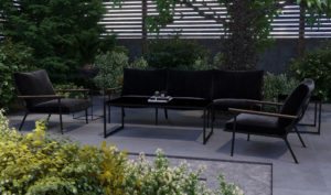 Садовая мебель алюминиевая Calma Lounge black