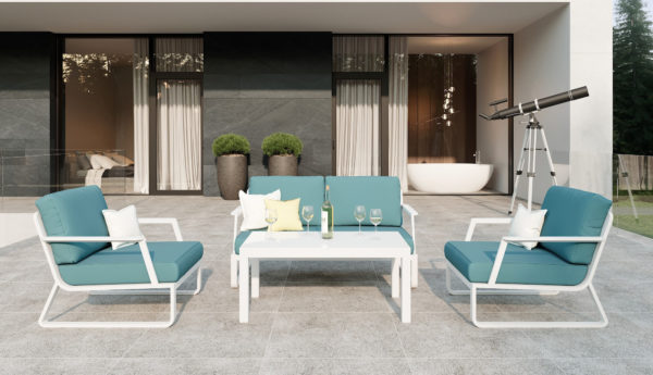 Садовая мебель "Voglie" lounge white Gardenini