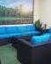 Mega lounge black Плетеная мебель