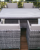 Concerto dining set 6 плетеная мебель обеденная