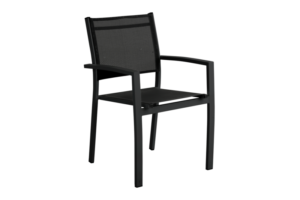 Кресло садовое из текстилена "Rana" black