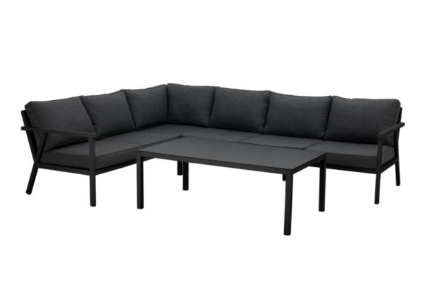 Rana black lounge Садовая мебель 5099V-80-73 левый