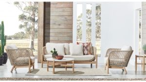 Садовая мебель из тика и роупа "TALARA" lounge