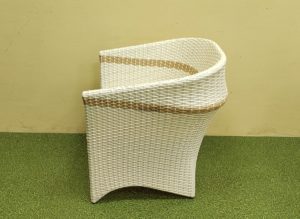 Кресло плетеное "Asturias" white beige | SDORF / Brafabrika
