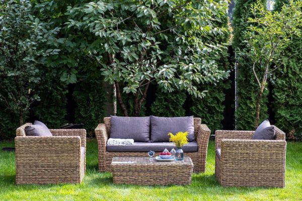 Плетеная мебель "Cappuccino" hyacinthus lounge 4 seat цвет соломенный | Brafabrika
