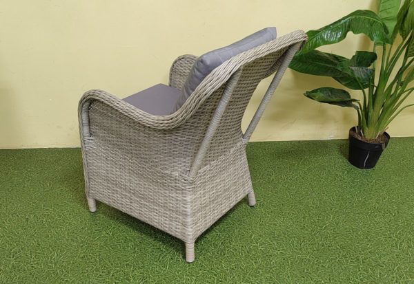 Modesto grey Кресло садовое из ротанга