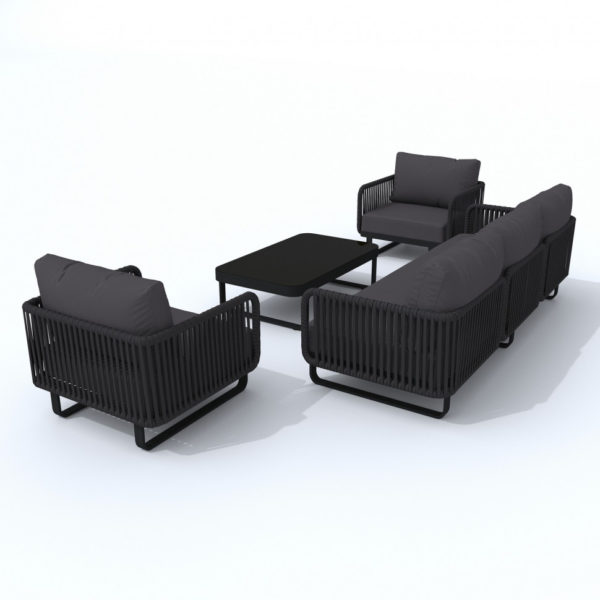 BELLISA Lounge Мебель на веранду современная цвет - антрацит