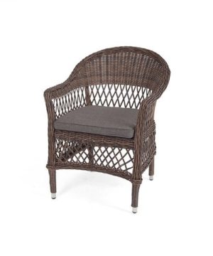 Сицилия плетеный стул из искусственного ротанга цвет коричневый