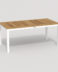 Стол обеденный "TELLA" из тика 180x90 белый цвет | Brafabrika