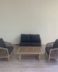 Мебель из тика и роупа Лаунж зона Leonoren с двухместным диваном