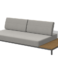 Амальфи модуль диванный левый, садовая мебель из алюминия