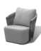 Флоренция кресло из искусственного ротанга, цвет графит