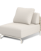 Мальдивы плетеный центральный модуль дивана, цвет соломенный