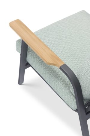 Malmo кресло с зелеными подушками