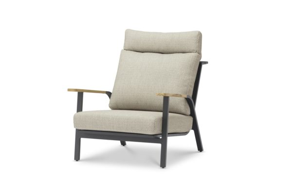 Malmo кресло со светло-серыми подушками