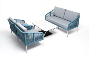 Cannas blue мебели из роупа цвет бирзовый меланж
