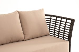 Валенсия диван из искусственного ротанга 3 места, цвет бронзовый