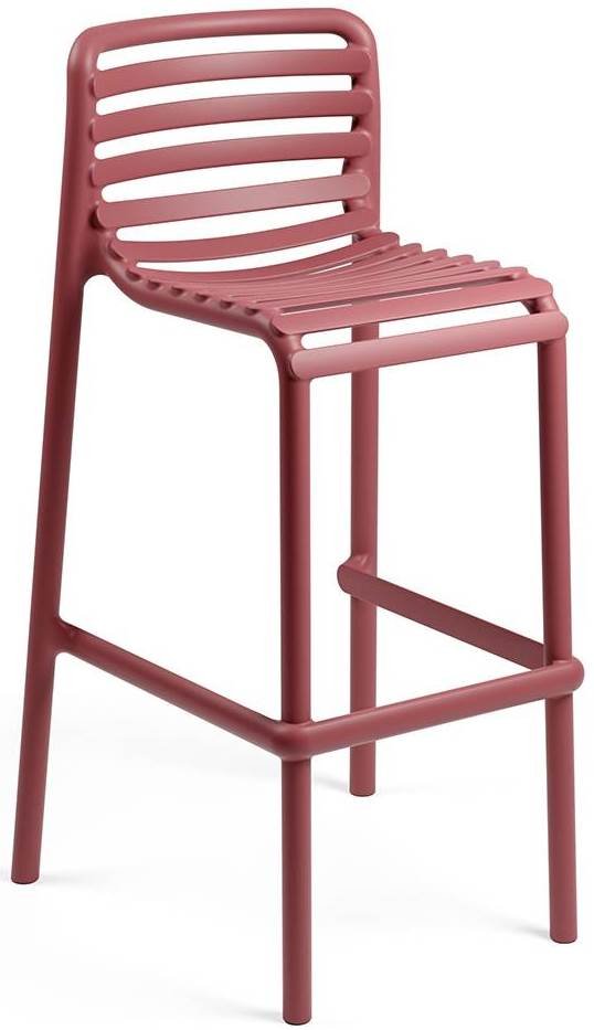 Стул пластиковый барный Doga Stool, марсала Стул барный пластиковый "Doga Stool", марсала