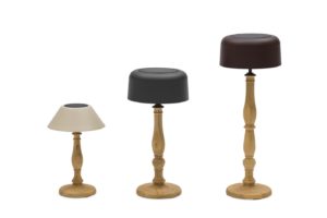 Kiruna (Classic Teak L), светильник антрацит, алюминий тик